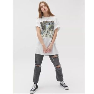 SOLD‼️ UO Junk Food The Beatles Abbey Road Glitter